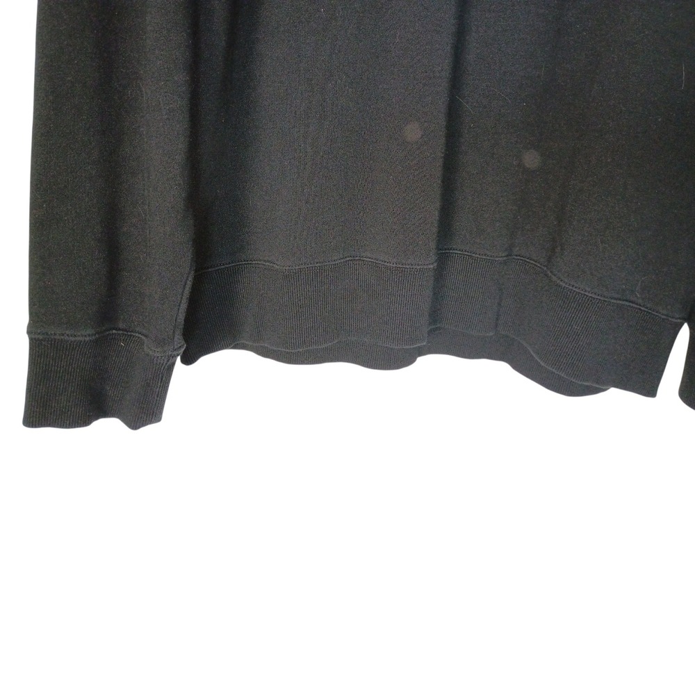 True Religion Men's XL Black Gold Horseshoe Pullover Hoodie Sweatshirt Gold Logo - Picture 5 of 10